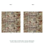 House of Hackney Plantasia wallpaper in Tobacco, foliage and trees in tobacco