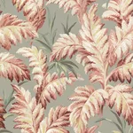 House of Hackney Pluma wallpaper in Eau De Nil, foliage and scenic vignettes in eau de nil