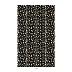 House of Hackney Poppium wallpaper in Black, blooms and foliage in black