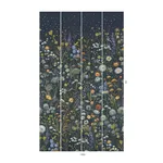 House of Hackney Prataria Wallpaper in Galaxias House of Hackney Prataria wallpaper in Galaxias, blooms and foliage in galaxias