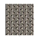 House of Hackney Pride wallpaper in Clay & Off Black, animal markings and stripes in black