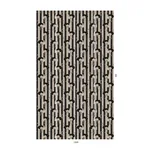 House of Hackney Pride wallpaper in Clay & Off Black, animal markings and stripes in black