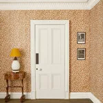 House of Hackney Quercus Wallpaper in Amber House of Hackney Quercus wallpaper in Amber, foliage and trees in amber