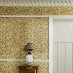 House of Hackney Quercus wallpaper in Auric, foliage and trees in auric
