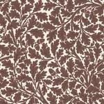 House of Hackney Quercus wallpaper in Carnelian, foliage in carnelian