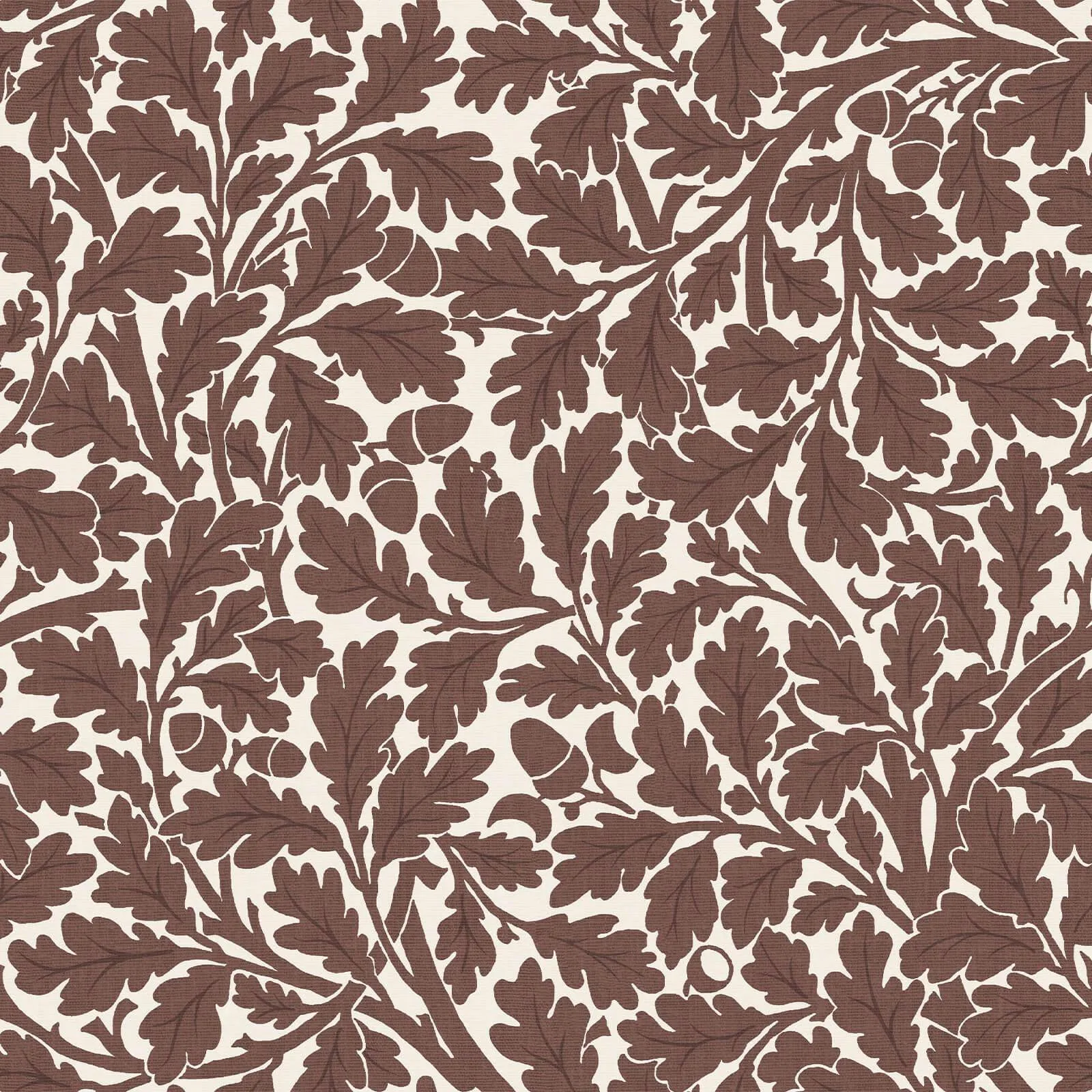 House of Hackney Quercus wallpaper in Carnelian, foliage in carnelian