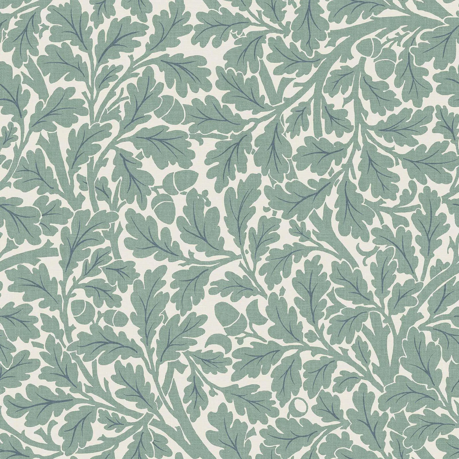 House of Hackney Quercus wallpaper in Moonstone, foliage and geometric forms in moonstone
