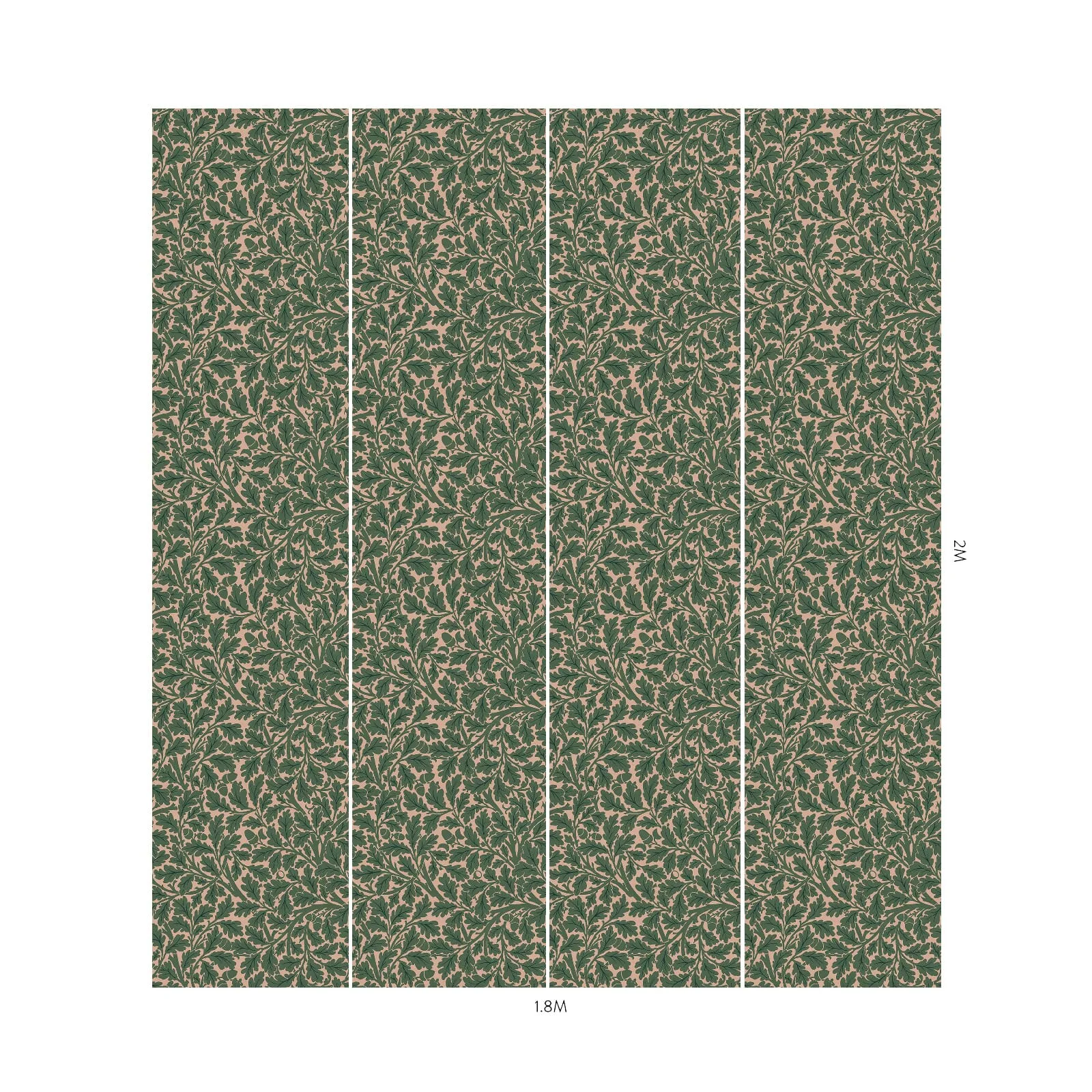 House of Hackney Quercus Wallpaper in Tourmaline House of Hackney Quercus wallpaper in Tourmaline, foliage and trees in tourmaline
