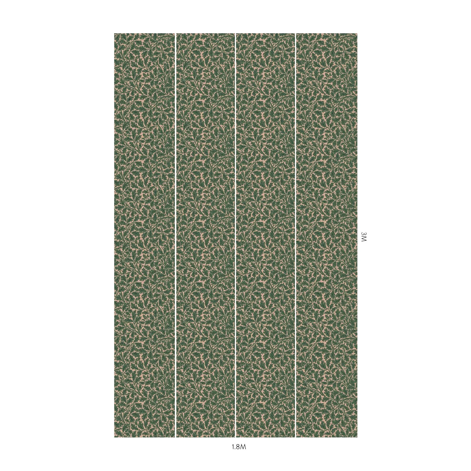 House of Hackney Quercus Wallpaper in Tourmaline House of Hackney Quercus wallpaper in Tourmaline, foliage and trees in tourmaline
