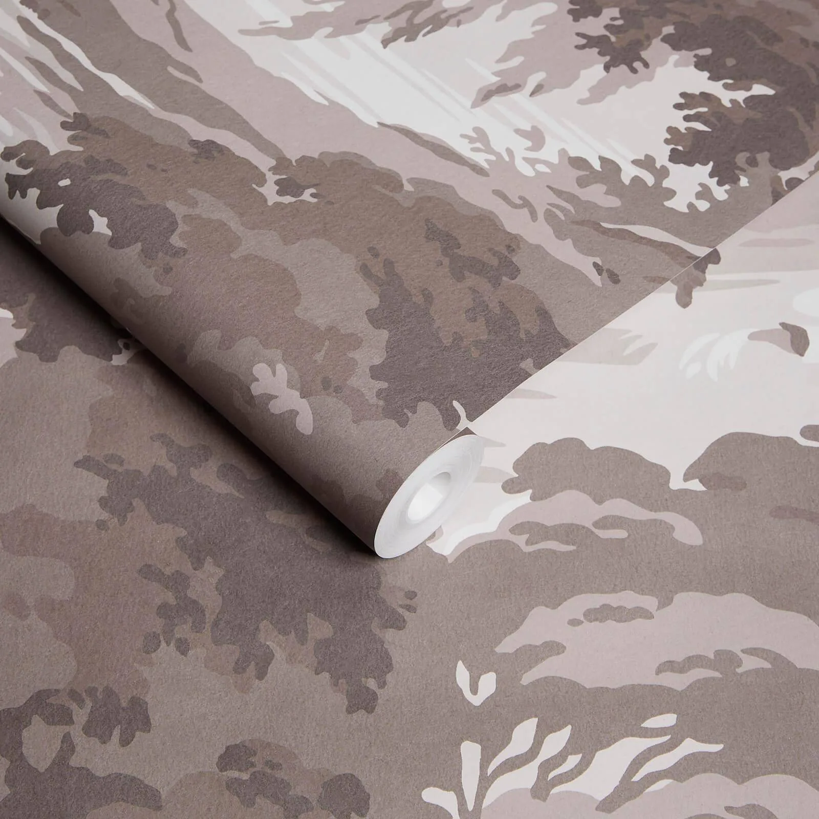 House of Hackney Reverie Wallpaper in Fawn House of Hackney Reverie wallpaper in Fawn, foliage and trees in fawn