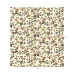 House of Hackney Rosetta Wallpaper in Ecru House of Hackney Rosetta wallpaper in Ecru, blooms and foliage in ecru