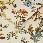 House of Hackney Rosetta Wallpaper in Ecru House of Hackney Rosetta wallpaper in Ecru, blooms and foliage in ecru
