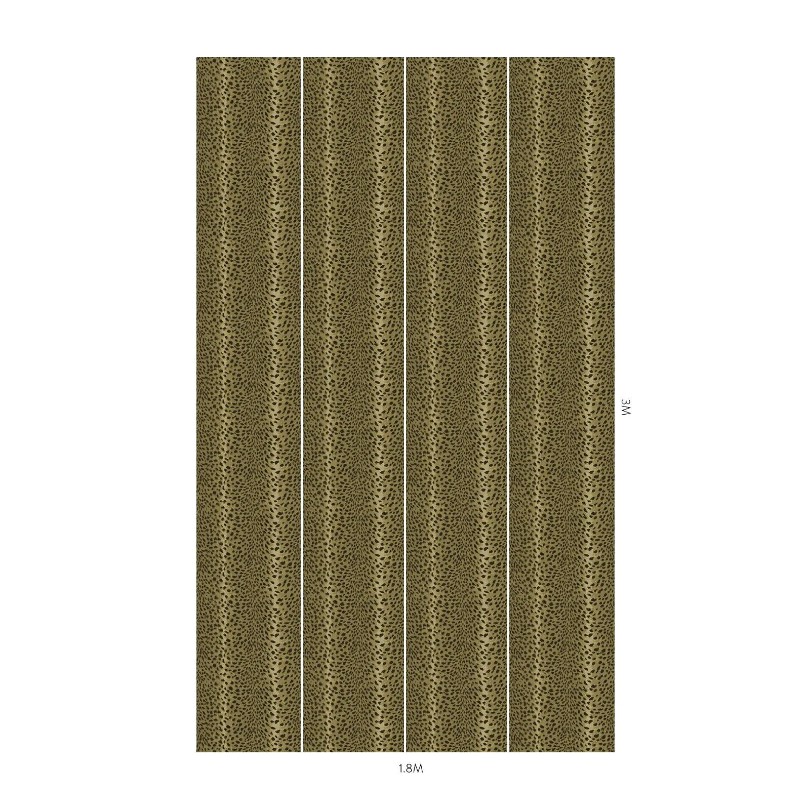 House of Hackney Savanna Wallpaper in Auric House of Hackney Savanna wallpaper in Auric, animal markings in auric