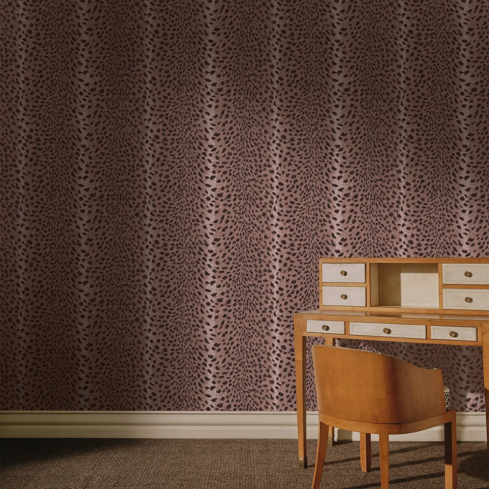House of Hackney Savanna wallpaper in Cosmos, animal markings in cosmos