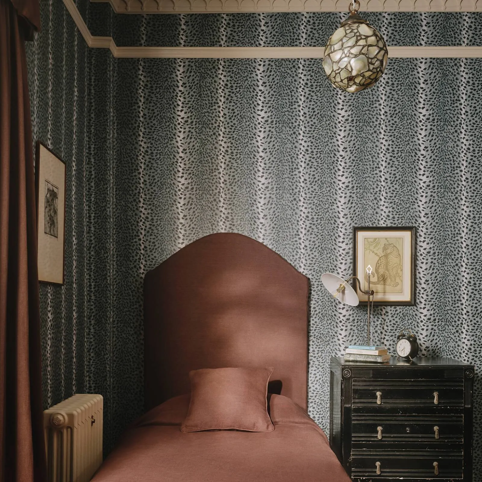 House of Hackney Savanna Wallpaper in Lobelia House of Hackney Savanna wallpaper in Lobelia, animal markings in lobelia