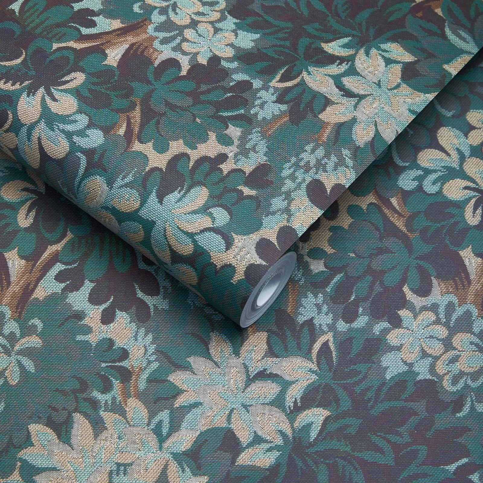 House of Hackney Silva Wallpaper in Cerulean House of Hackney Silva wallpaper in Cerulean, foliage and scenic vignettes in cerulean