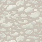 House of Hackney Stratus wallpaper in Amanita, geometric forms and scenic vignettes in amanita