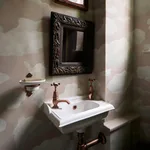 House of Hackney Stratus wallpaper in Amanita, geometric forms and scenic vignettes in amanita