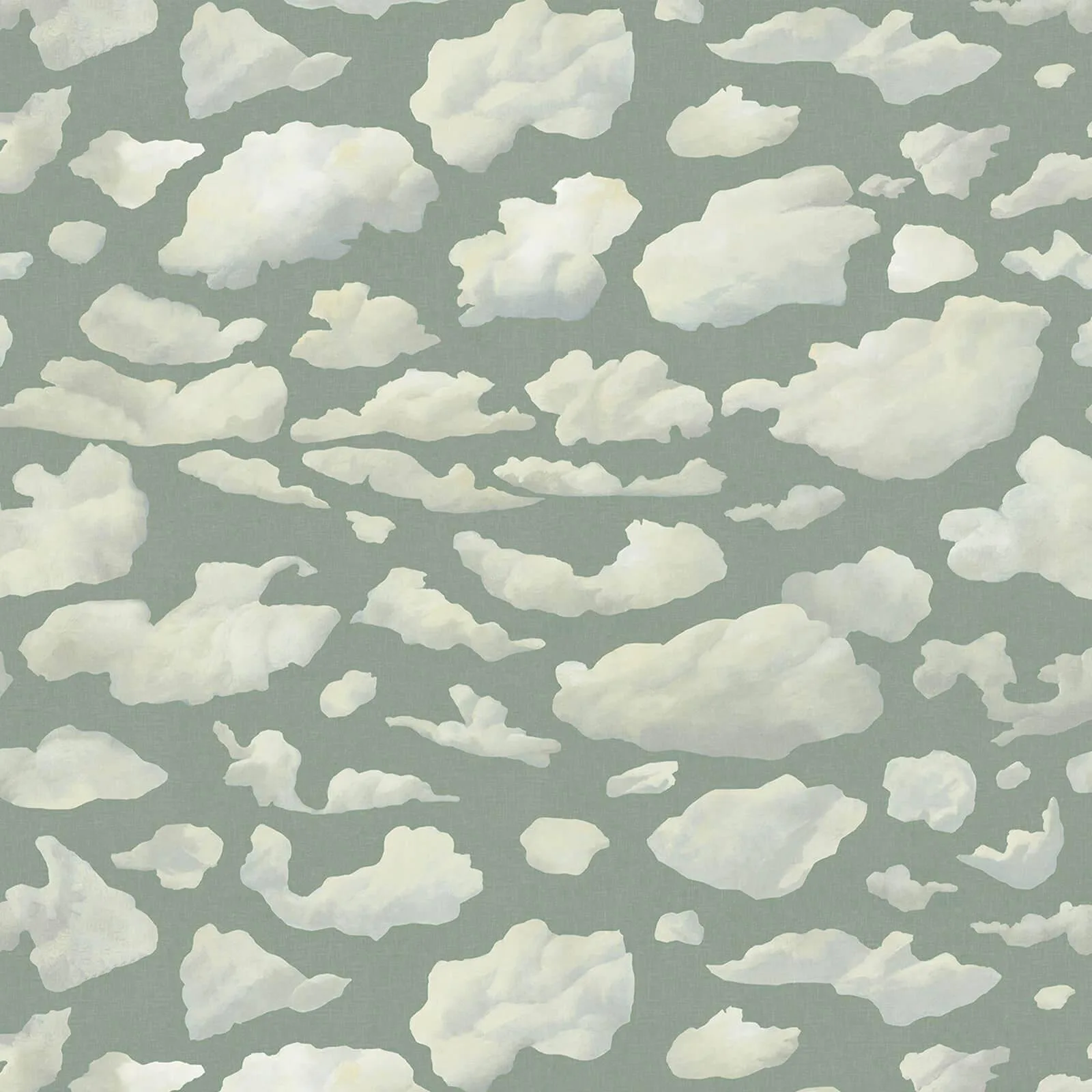 House of Hackney Stratus wallpaper in Sage, scenic vignettes in sage
