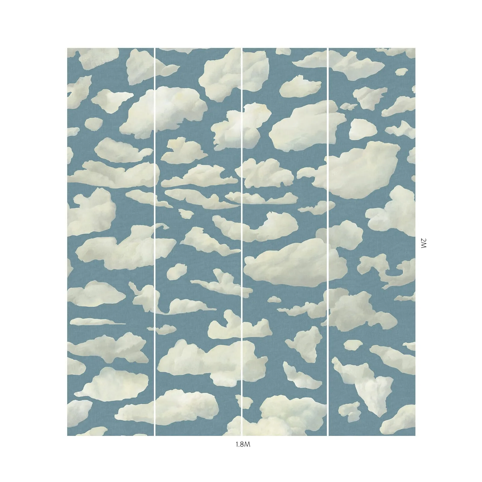 House of Hackney Stratus Wallpaper in Sky House of Hackney Stratus wallpaper in Sky, the Stratus design in sky