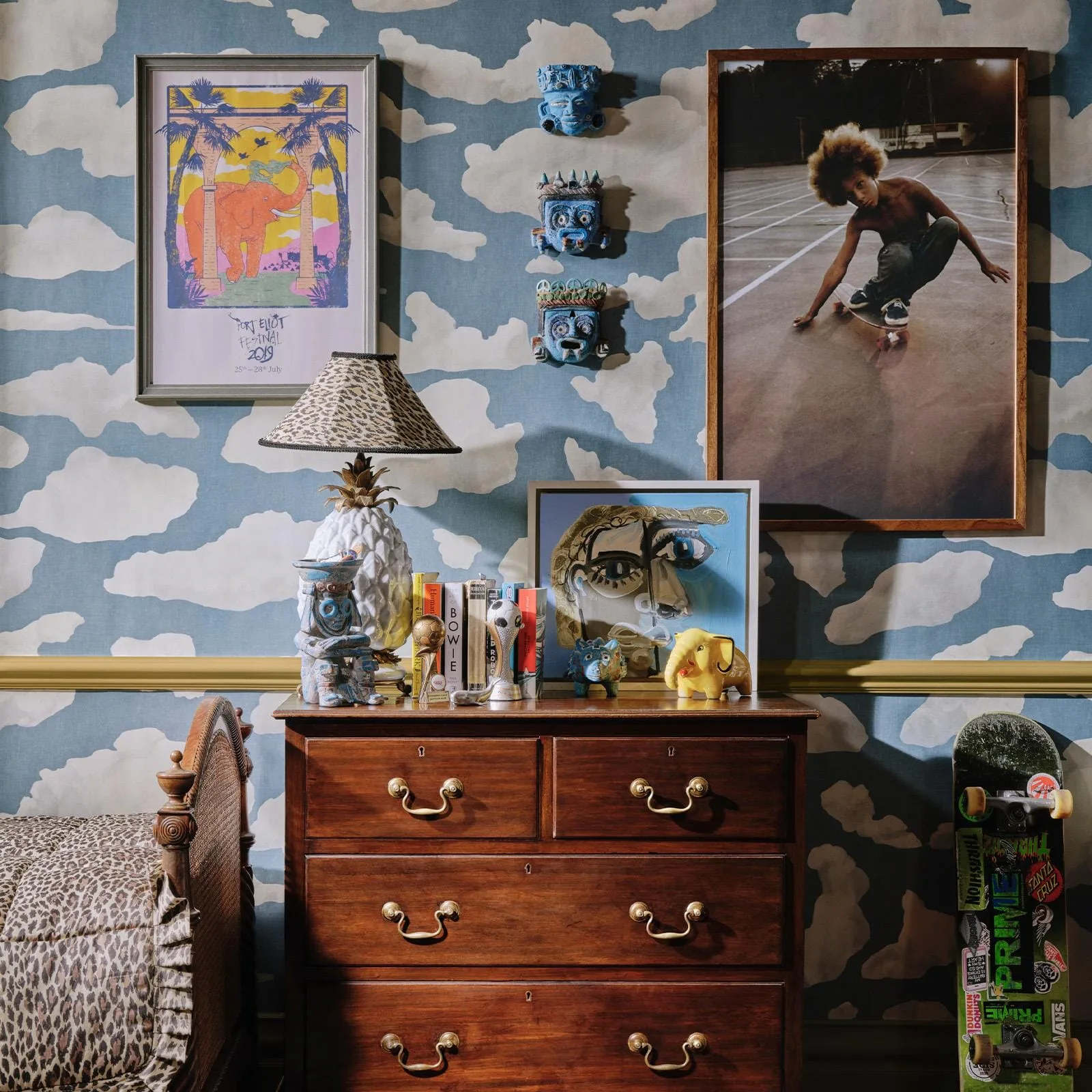 House of Hackney Stratus Wallpaper in Sky House of Hackney Stratus wallpaper in Sky, the Stratus design in sky