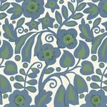 House of Hackney Sylvester wallpaper in Delphinium, the Sylvester design in delphinium