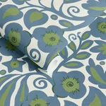 House of Hackney Sylvester wallpaper in Delphinium, the Sylvester design in delphinium