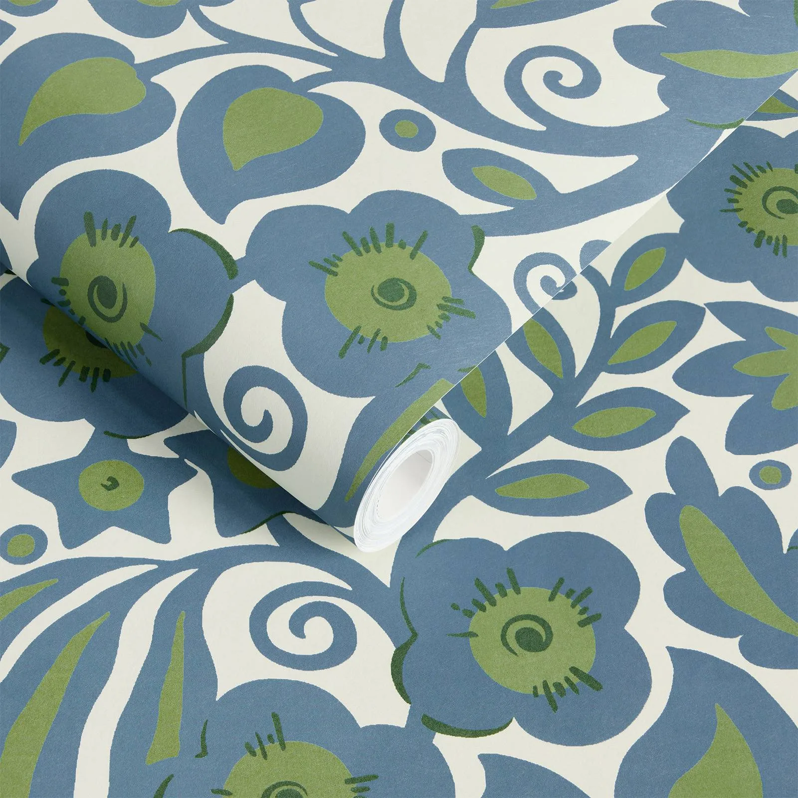 House of Hackney Sylvester wallpaper in Delphinium, the Sylvester design in delphinium