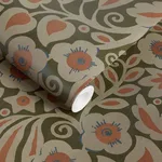 House of Hackney Sylvester wallpaper in Jasper, the Sylvester design in jasper