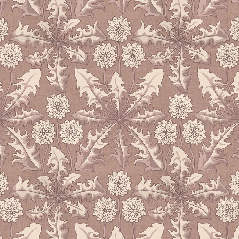 House of Hackney Taraxa wallpaper in Cosmos, blooms and foliage in cosmos
