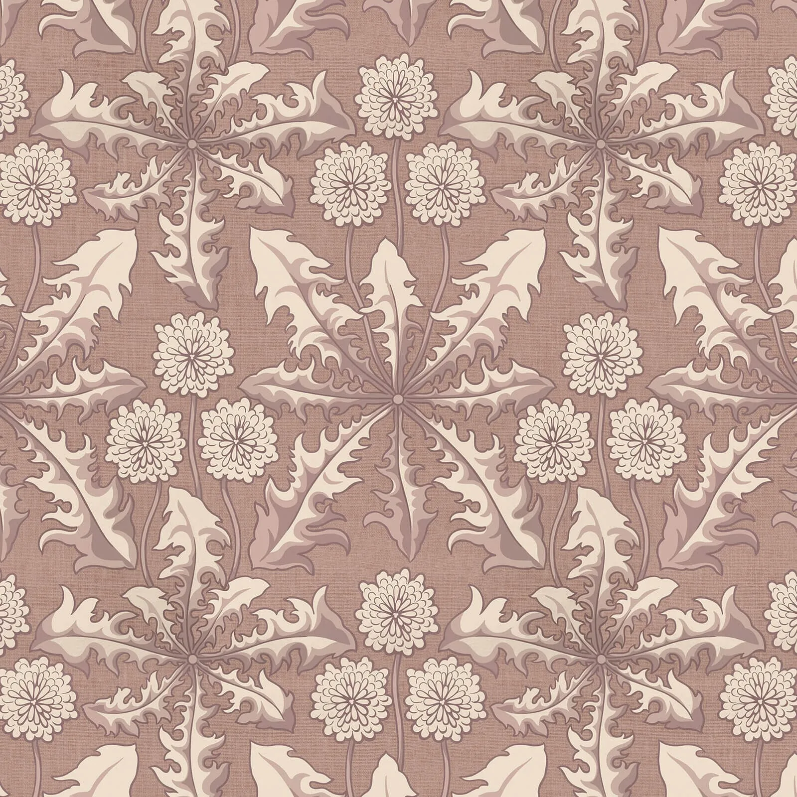 House of Hackney Taraxa wallpaper in Cosmos, blooms and foliage in cosmos