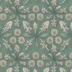 House of Hackney Taraxa Wallpaper in Euphorbia House of Hackney Taraxa wallpaper in Euphorbia, foliage and geometric forms in euphorbia