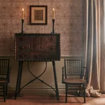 House of Hackney Taraxa wallpaper in Phlox, blooms and foliage in phlox