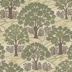 House of Hackney Trees Please Wallpaper in Ecru House of Hackney Trees Please wallpaper in Ecru, foliage and geometric forms in ecru