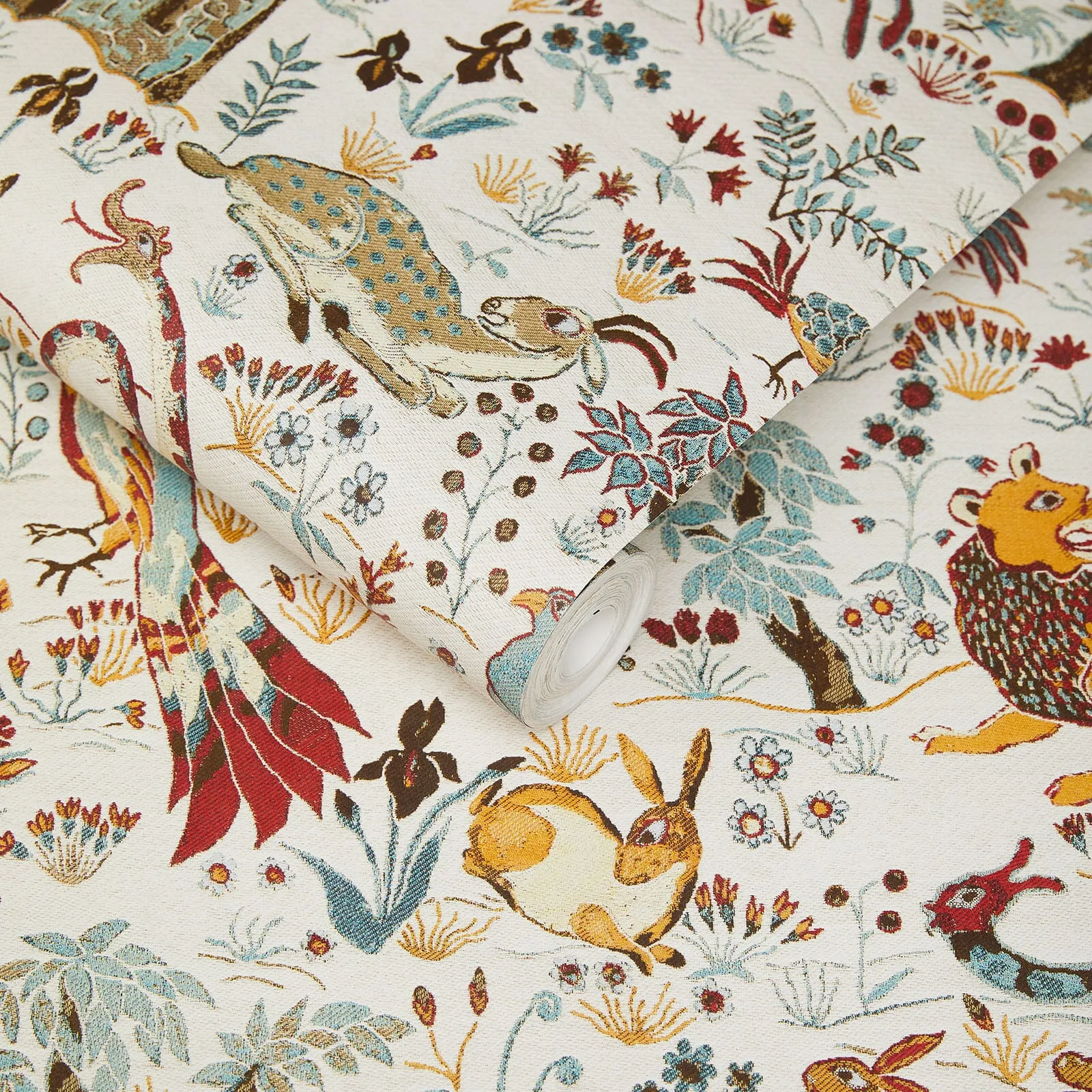 House of Hackney Trematonia Wallpaper in Ecru House of Hackney Trematonia wallpaper in Ecru, serpents and foliage in ecru