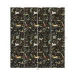 House of Hackney Trematonia Wallpaper in Onyx House of Hackney Trematonia wallpaper in Onyx, serpents and foliage in onyx