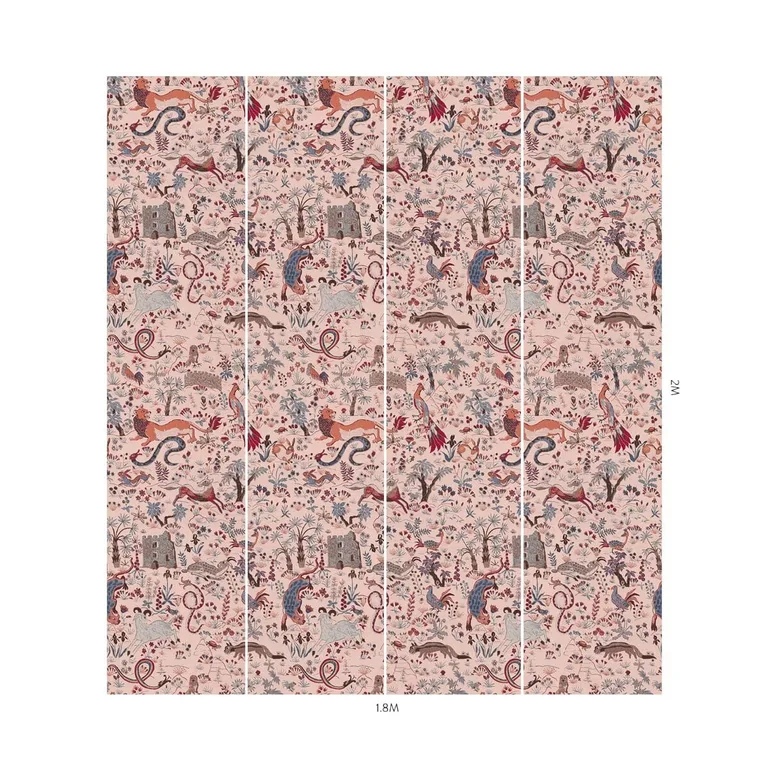 House of Hackney Trematonia wallpaper in Tourmaline, serpents and foliage in tourmaline