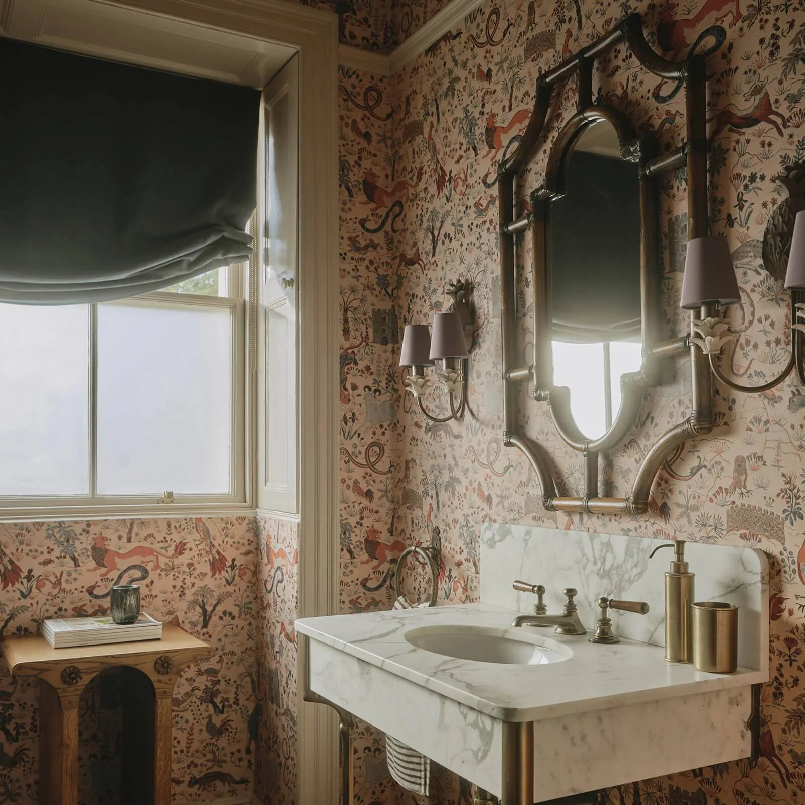 House of Hackney Trematonia Wallpaper in Tourmaline House of Hackney Trematonia wallpaper in Tourmaline, serpents and foliage in tourmaline