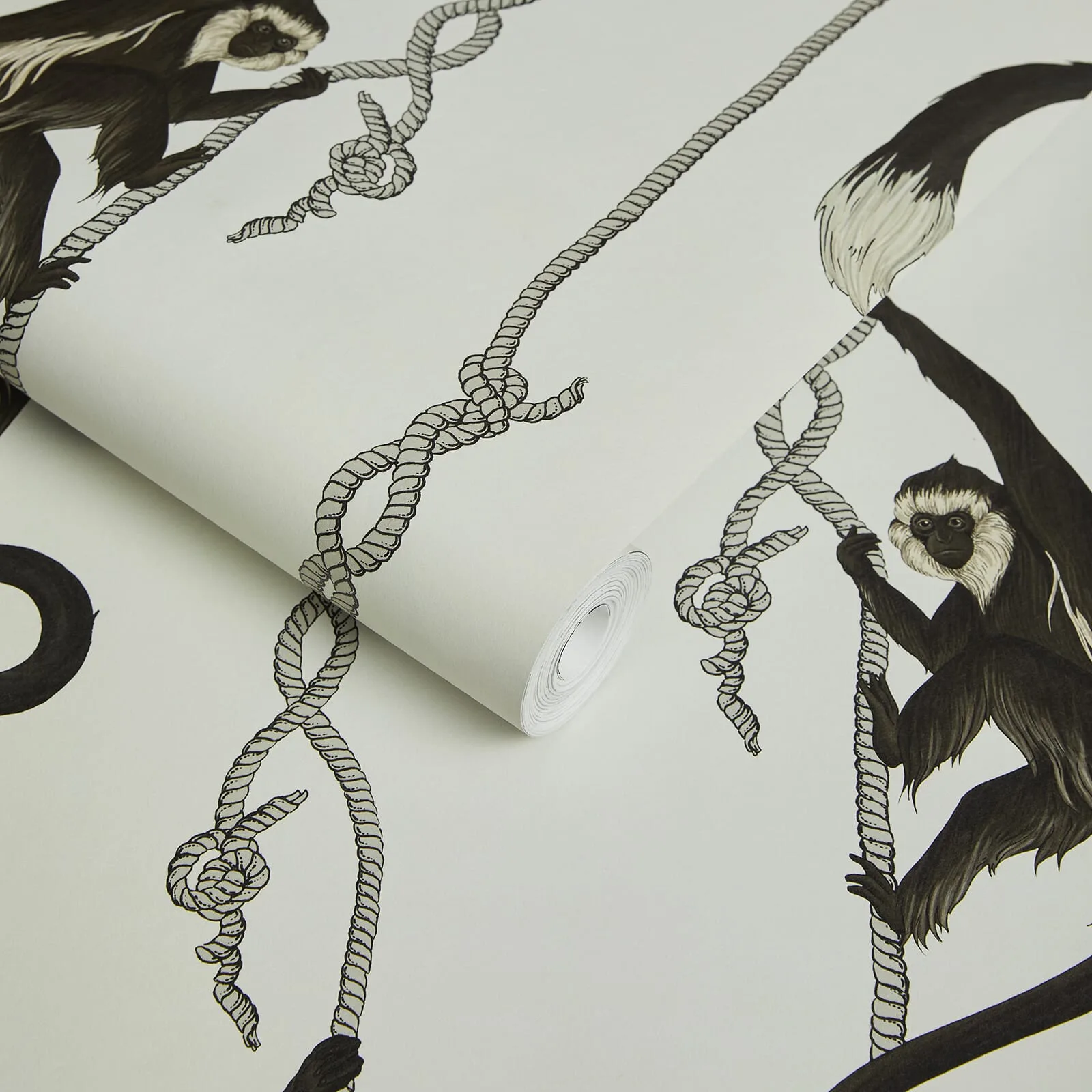 House of Hackney Troop wallpaper in Birch, animal markings and geometric forms in birch