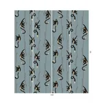 House of Hackney Troop Wallpaper in Dusk House of Hackney Troop wallpaper in Dusk, animal markings in dusk