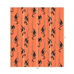 House of Hackney Troop Wallpaper in Salamander Orange House of Hackney Troop wallpaper in Salamander Orange, animal markings and geometric forms in salamander orange