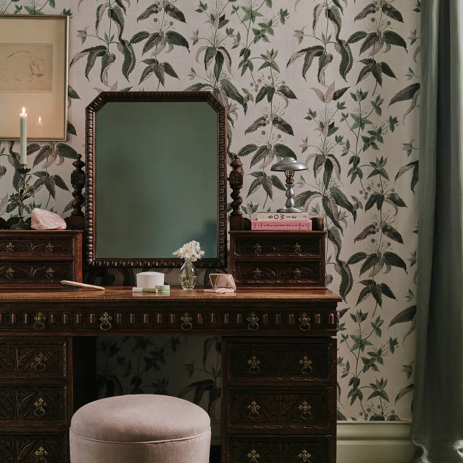 House of Hackney Urtica Wallpaper in Cirrus House of Hackney Urtica wallpaper in Cirrus, foliage in cirrus