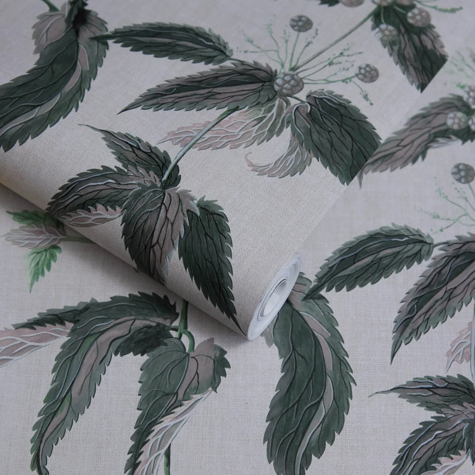 House of Hackney Urtica Wallpaper in Cirrus House of Hackney Urtica wallpaper in Cirrus, foliage in cirrus