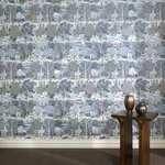 House of Hackney Utopia wallpaper in Autumn, foliage and geometric forms in autumn