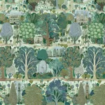 House of Hackney Utopia Wallpaper in Spring House of Hackney Utopia wallpaper in Spring, foliage in spring
