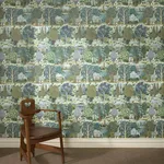 House of Hackney Utopia Wallpaper in Spring House of Hackney Utopia wallpaper in Spring, foliage in spring