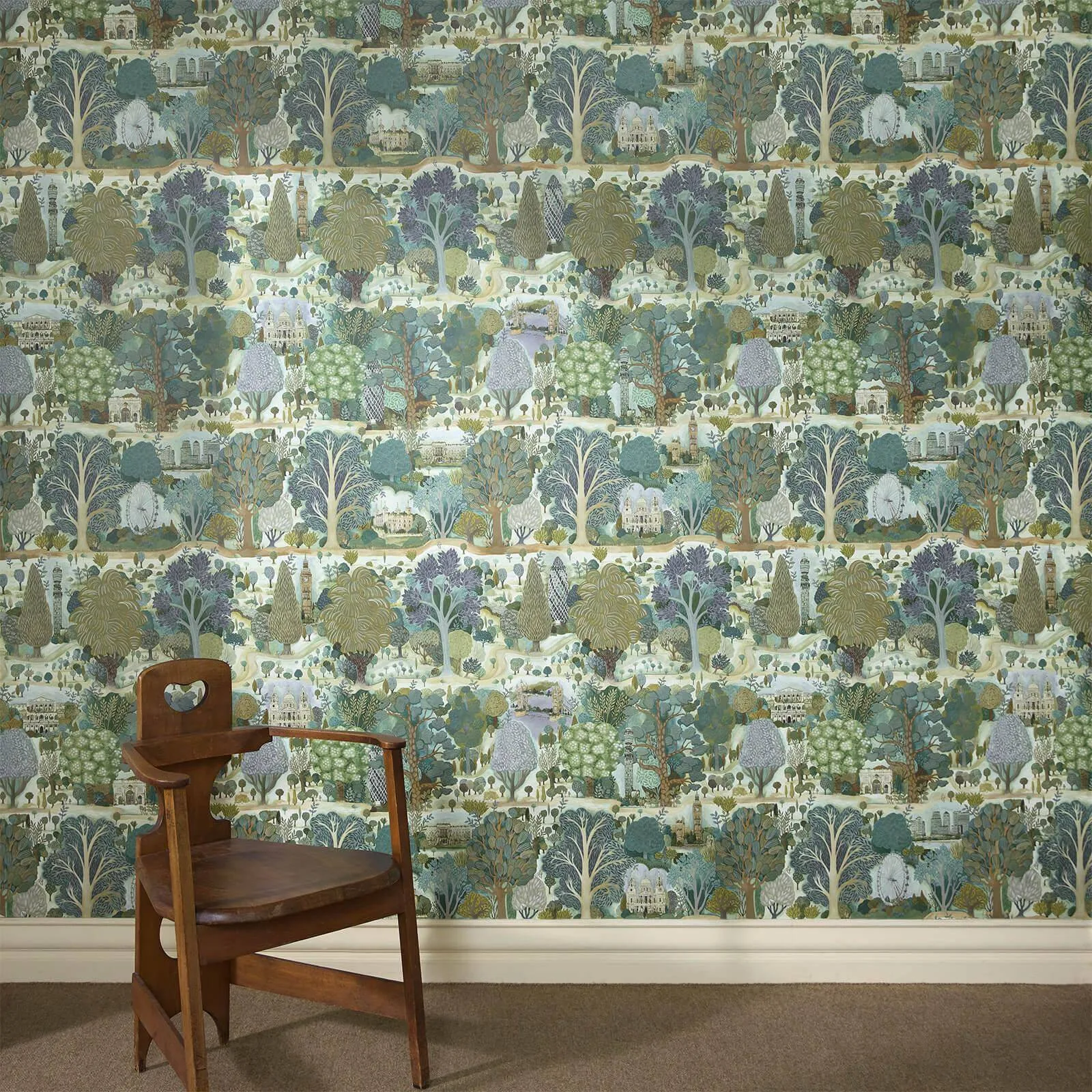 House of Hackney Utopia wallpaper in Spring, foliage in spring