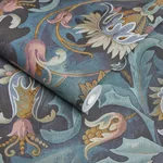 House of Hackney Vespertine Wallpaper in Apatite House of Hackney Vespertine wallpaper in Apatite, blooms and foliage in apatite