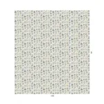 House of Hackney Voysey's Garden Magna wallpaper in Off White, blooms and foliage in white