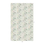 House of Hackney Voysey's Garden Magna wallpaper in Off White, blooms and foliage in white
